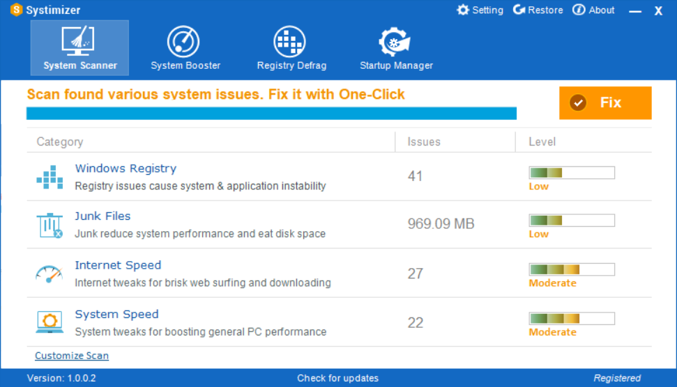 Systimizer - System Cleaner & Internet Optimizer